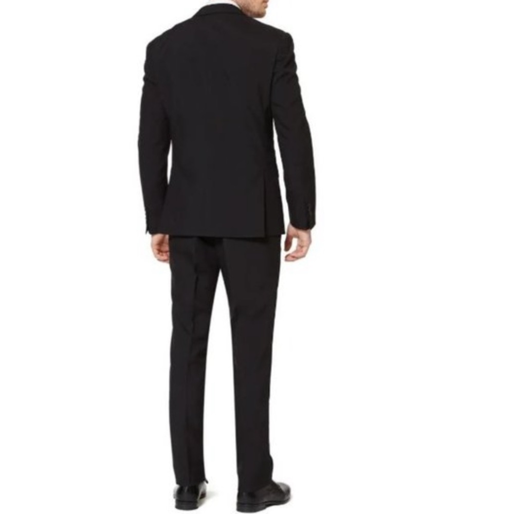 OppoSuits Black Knight Suit Men’s Black 42R NWT - Picture 2 of 4